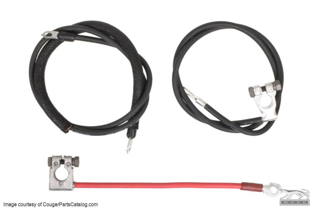 Mustang Battery Cables 1967 Marti Auto Works