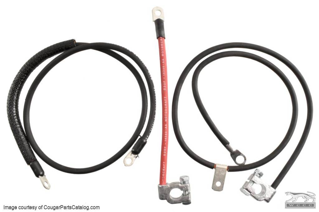 Battery Cables - 302 / 351 - High Draw - CONCOURS CORRECT - Repro ...