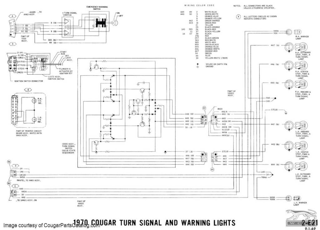 Best Wiring Diagrams Schematics 1967 Mercury Cougar Electrical Assembly Manual 
