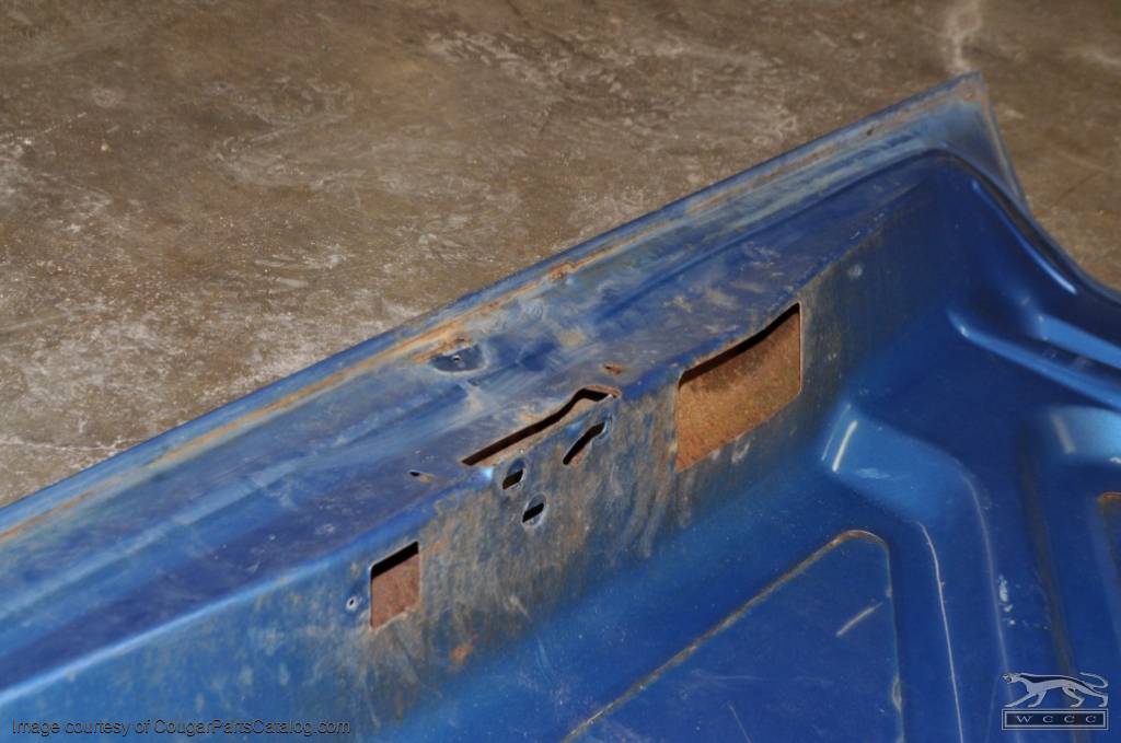 Rear Deck / Trunk Lid - Grade A - LATE - Used ~ 1972 - 1973 Mercury Cougar - 27194