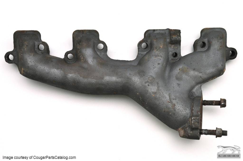 Exhaust Manifold - 390 / 427 GT-E - Driver Side - Used ~ 1967 - 1969 Mercury Cougar / 1967 - 1969 Ford Mustang - 24046