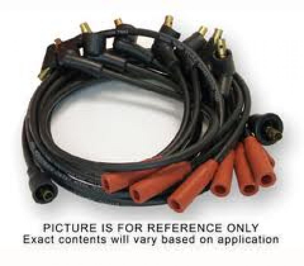 Spark Plug Wire Set - 390 / 428CJ - 7mm - without Smog - CONCOURS CORRECT - Repro ~ 1968 Mercury Cougar / 1968 Ford Mustang - 10563