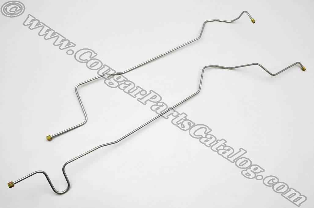 Transmission Lines - Early - STAINLESS - 428CJ  - C-6Repro ~ 1970 Mercury Cougar / 1970 Ford Mustang - 14779