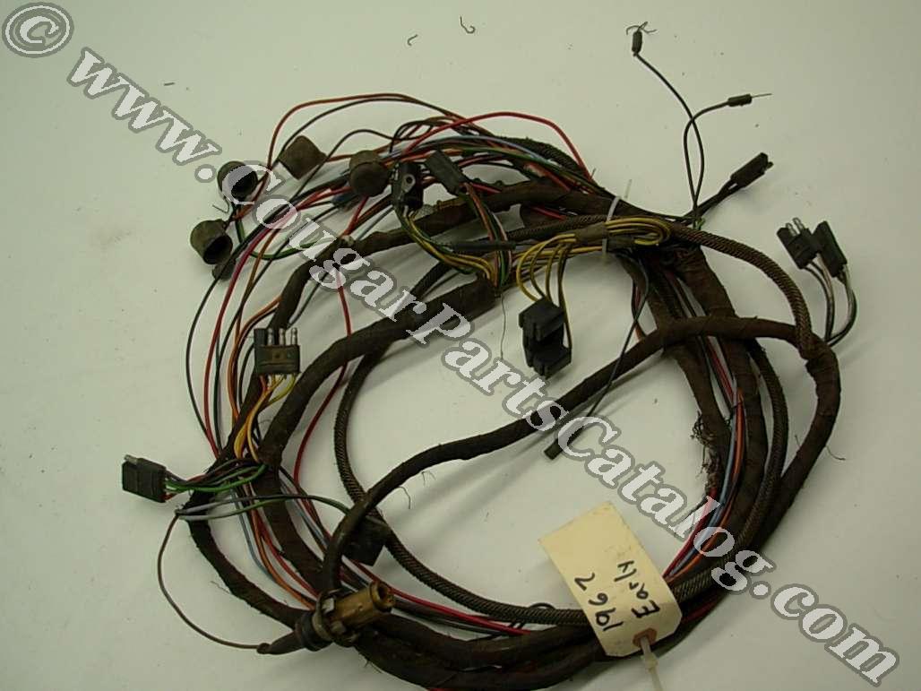 Taillight Wiring Harness - Standard - EARLY - Before 1/3/1967 - Grade A - Used ~ 1967 Mercury Cougar - 19159