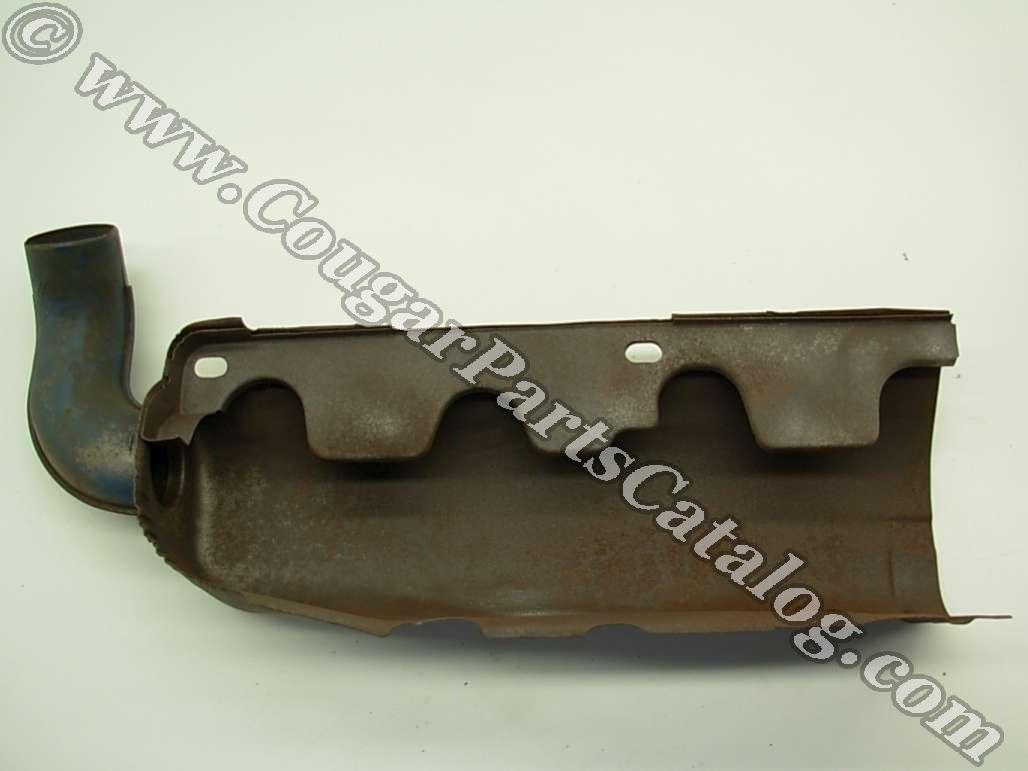 Heat Shield - Exhaust Manifold - 351-2V - Used ~ 1972 - 1973 Mercury Cougar / 1972 - 1973 Ford Mustang - 25499