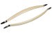 Door Pull Straps - XR7 / Lincoln - White - Repro ~ 1969 - 1970 Mercury Cougar  pullstrap,1969,1969 cougar,1970,1970 cougar,C9W,D0W,cougar,door,pull,strap,mercury,mercury cougar,xr 7,xr-7,xr7,repro,10068