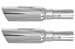 Exhaust Tips - XR7-G - Economy - Pair - Repro ~ 1968 Mercury Cougar / 1968 Ford Mustang GT350/GT500  1968,1968 cougar,c8w,concours,cougar,exhaust,mercury,mercury cougar,new,pair,repro,reproduction,tips,xr7,xr7-g,xr7g,driver,drivers,driver