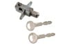 Glove Box Lock Latch & Keys - Used ~ 1968 Mercury Cougar - 1968 Ford Mustang used1968,1968 cougar,1968 mustang,box,c8w,c8z,cougar,ford,ford mustang,glove,key,latch,lock,mercury,mercury cougar,mustang,locking,11-0160