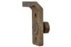 Window Stop - Quarter Window Guide - Rear Bracket - Used ~ 1967 - 1968 Mercury Cougar / 1965 - 1968 Ford Mustang 1967,1967 cougar,1967 mustang,1968,1968 cougar,1968 mustang,bolt,bracket,c7w,c7z,c8w,c8z,cougar,door,ford,ford mustang,mercury,mercury cougar,mustang,rear,stop,used,window,quarter,hardware,11-0164