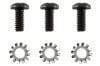 Machine Screws - Inside Door Handle Release - Set of 6 - New ~ 1967 - 1968 Mercury Cougar / 1967 - 1968 Ford Mustang 1967,1968,,c7w,c8w,c7z,c8z,cougar,mustang,latch,release,handle,assembly,screw,machine,10-24,inside,door,pan,head,11368
