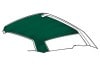 Headliner - Perforated - Dark Green - Repro ~ 1969 - 1970 Mercury Cougar 1970,1970 cougar,D0W,cougar,mercury,mercury cougar,1969,1969 cougar,C9W,cougar,dark green,dk,gr,grn,head,headliner,liner,mercury,mercury cougar,perforated,12141,fabric,interior,roof,liner,xr7