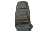 Black w/Gray Stp 1969 Mach I Highback Seat Cover Upholstery Set Front & Rear 