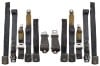 Seat Belt Set - BLACK - Standard - Grade B - Used ~ 1968 Mercury Cougar / 1968 Ford Mustang