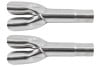 Exhaust Tips - GT-E - PAIR - Repro ~ 1968 Mercury Cougar GT-E 1968,1968 cougar,c8w,cougar,exhaust,gte,mercury,mercury cougar,new,pair,repro,reproduction,tips,exhaust,exhast,exhaust tips,,driver,drivers,drivers,passenger,passengers,passengers,side,14247
