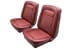 Interior Upholstery - Vinyl - Standard - DARK RED - Front Set - Repro ~ 1968 Mercury Cougar 2000995,68stdvinylkit-1d -fo,68stdvinylkit-1d-fo 1968,1968 cougar,c8w,cougar,dark,front,interior,kit,mercury,mercury cougar,new,only,red,repro,reproduction,seat,standard,upholstery,vinyl,cover,14647