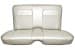 Interior Upholstery - Vinyl - Standard - PARCHMENT / OFF-WHITE - Rear Seat - Repro ~ 1968 Mercury Cougar 2001015,68stdvinylkit-u -ro,68stdvinylkit-u-ro 1968,1968 cougar,c8w,cougar,interior,kit,mercury,mercury cougar,new,only,parchment,rear,repro,reproduction,seat,standard,upholstery,vinyl,white,back,seat,14667