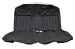 Interior Upholstery - Leather - XR7 - BLACK - Rear Seat - Repro ~ 1968 Mercury Cougar 522680,100022680 1968,1968 cougar,black,c8w,cougar,interior,kit,leather,mercury,mercury cougar,new,only,rear,repro,reproduction,seat,upholstery,xr7,10762