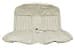 Interior Upholstery - Leather - XR7 - PARCHMENT / OFF-WHITE - Rear Seat - Repro ~ 1968 Mercury Cougar 522683,100022683 1968,1968 cougar,c8w,cougar,interior,kit,leather,mercury,mercury cougar,new,only,parchment,rear,repro,reproduction,seat,upholstery,white,xr7,10765