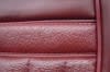Interior Seat Upholstery - Vinyl - Decor - Coupe - DARK RED - Rear Seat - Repro ~ 1969 Mercury Cougar