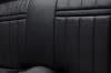 Interior Seat Upholstery - Vinyl - XR7 - Coupe - BLACK - Rear Seat - Repro ~ 1969 Mercury Cougar 1969,1969 cougar,black,c9w,cougar,coupe,interior,kit,mercury,mercury cougar,new,only,rear,repro,reproduction,upholstery,vinyl,xr7,cover,back,seat,14851