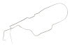Fuel Line - Vapor Line - 5/16" Fittings - Stainless Steel - Repro ~ 1970 - 1973 Mercury Cougar 1970,1970 cougar,1971,1971 cougar,1972,1972 cougar,1973,1973 cougar,cougar,d0w,d1w,d2w,d3w,fittings,fuel,inch,line,mercury,mercury cougar,new,repro,reproduction,stainless,steel,vapor,14903