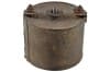 Vacuum Storage Reservoir - Tilt / Tilt Away - Single Port - Used ~ 1969 Mercury Cougar / 1969 Ford Mustang C9ZZ-3E547-A,tilt canister,vacuum canister,1969,1969 cougar,1969 mustang,C9W,C9Z,cougar,ford,ford mustang,mercury,mercury cougar,mustang,tank,tilt,tilt away,tiltaway,vacuum storage tank,tilt can,cannister,,15-0989