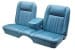 Interior Upholstery - Vinyl - Standard / Decor - LIGHT BLUE - Front Bench - Front Set - Repro ~ 1967 Mercury Cougar 2001526,67bench-2b -fo,67bench-2b-fo 1967,1967 cougar,bench,blue,c7w,cougar,decor,front,interior,kit,light,mercury,mercury cougar,new,only,repro,reproduction,seat,standard,upholstery,vinyl,15172