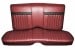 Interior Upholstery - Vinyl - Standard / Decor - RED - Rear Seat - Repro ~ 1967 Mercury Cougar 2001558,67intkit-2d -ro,67intkit-2d-ro 1967,1967 cougar,c7w,cougar,decor,interior,kit,mercury,mercury cougar,new,only,rear,red,repro,reproduction,seat,standard,upholstery,vinyl,15204