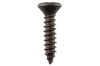 Screw - End Cap - EACH - Repro ~ 1967 - 1968 Mercury Cougar 16767,screw,grab,handle,phillips,head,oval,1967,1968,c7w,c8w,end,cap,repro,new,black,door,pull,strap