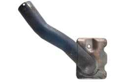 Heat Shield - Exhaust Manifold - 289 - Used ~ 1967 Mercury Cougar / 1967 Ford Mustang 289shield 1967 cougar,1967 mustang,289,1967,c7w,c7z,cougar,exhaust,ford,ford mustang,heat,manifold,mercury,mercury cougar,mustang,shield,used,riser,tube,heat,sheild,shield,riser,stove,pre,stove,L,L shaped,heater,s,thermal,hot,air,manifold,exhaust,header,cold,start,warm,18960