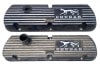 Valve Covers - Small Block - XR7G - Walking Cat - PAIR - EARLY - Used ~ 1968 Mercury Cougar XR7-G buddy bar,302,1968,1968 cougar,aluminum,c8w,cat,cougar,cover,covers,mercury,mercury cougar,pair,running,set,used,valve,xr7,xr7g,finned,cast,aluminum,shelby,roller,rocker,group,II,2,driver,drivers,drivers,passenger,passengers,passengers,side,18963