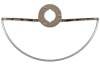 Horn Ring - 2 Spoke - Grade B - Used ~ 1968 - 1969 Mercury Cougar / 1968 - 1969 Ford Mustang 1968,1968 cougar,1968 mustang,1969,1969 cougar,1969 mustang,c8w,c8z,c9w,c9z,cougar,ford,ford mustang,grade,horn,mercury,mercury cougar,mustang,ring,spoke,used,19285,b,grade b
