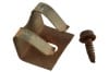 Ground Strap - Hood To Cowl - Used ~ 1969 - 1970 Mercury Cougar / 1969 - 1970 Ford Mustang 1969,1969 cougar,1969 mustang,1970,1970 cougar,1970 mustang,c9w,c9z,cougar,cowl,d0w,d0z,ford,ford mustang,ground,hood,mercury,mercury cougar,mustang,strap,used,19402