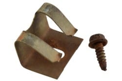 Ground Strap - Hood To Cowl - Used ~ 1969 - 1970 Mercury Cougar / 1969 - 1970 Ford Mustang 69grndstrap 1969,1969 cougar,1969 mustang,1970,1970 cougar,1970 mustang,c9w,c9z,cougar,cowl,d0w,d0z,ford,ford mustang,ground,hood,mercury,mercury cougar,mustang,strap,used,19402