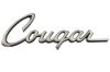 Emblem - Quarter Panel - COUGAR Script - Used ~ 1969 - 1970 Mercury Cougar 1969,1969 cougar,1970,1970 cougar,c9w,cougar,d0w,emblem,mercury,mercury cougar,panel,quarter,script,used,19440