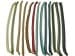 Moulding / Trim - Vertical - Rear Interior Panel - Passenger Side - Grade A - Used ~ 1969 - 1970 Mercury Cougar C9ZZ-6531290 windlace,C9ZZ-6531290,1969,1969 cougar,1970,1970 cougar,c9w,cougar,d0w,filler panel,grade,interior,mercury,mercury cougar,moulding,panel,passenger,rear,side,trim,used,vertical,trim,moulding,wind,lace,windlace,passenger,passengers,passenger