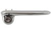 Door Handle - Exterior - Passenger Side - Used ~ 1967 - 1968 Mercury Cougar / 1965 - 1970 Ford Mustang 1967,1967 cougar,1967 mustang,1968,1968 cougar,1968 mustang,c7w,c7z,c8w,c8z,c9z,d0z,chrome,cougar,door,exterior,ford,ford mustang,handle,handles,mercury,mercury cougar,mustang,used,outer,premium,quality,release,driver,drivers,drivers,passenger,passengers,passengers,side,20007