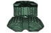 Interior Upholstery - Vinyl - XR7 - Coupe - MEDIUM GREEN - Rear Seat - Repro ~ 1970 Mercury Cougar 2000904 1970,1970 cougar,cougar,coupe,d0w,green,interior,kit,medium,mercury,mercury cougar,new,only,rear,repro,reproduction,seat,upholstery,vinyl,xr7,14558