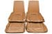 Interior Upholstery - Vinyl - XR7 - w/ Comfortweave Inserts - SADDLE - Front Set - Repro ~ 1968 Mercury Cougar 2001139,68xrcw-1f -fo,68xrcw-1f-fo,Comfort Weave 1968,1968 cougar,c8w,comfort,comfort weave,comfortweave,cougar,fronts,inserts,interior,kit,knitted,mercury,mercury cougar,new,only,repro,reproduction,saddle,upholstery,vinyl,weave,xr7,14790