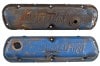 Valve Covers - 289 / 302 / 351W - Powered by Ford - Ford Engine BLUE - PAIR - Grade A - Used ~ 1968 - 1973 Mercury Cougar / 1968 - 1973 Ford Mustang 1968,1968 cougar,1968 mustang,1969,1969 cougar,1969 mustang,1970,1970 cougar,1970 mustang,1971,1971 cougar,1971 mustang,1972,1972 cougar,1972 mustang,1973,1973 cougar,1973 mustang,289,302,351w,blue,c8w,c8z,c9w,c9z,cougar,cover,covers,d0w,d0z,d1w,d1z,d2w,d2z,d3w,d3z,engine,ford,ford mustang,mercury,mercury cougar,mustang,pair,powered,used,valve,driver,drivers,drivers,passenger,passengers,passengers,side,34337,grade,a,grade a