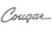 Emblem - Quarter Panel - COUGAR Script - Used ~ 1968 Mercury Cougar 68qemb,35 1968,1968 cougar,c8w,cougar,emblem,mercury,mercury cougar,panel,quarter,script,used,20357
