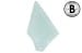 Quarter Window Glass - CLEAR - Driver Side - CONVERTIBLE - Grade B - Used ~ 1971 - 1973 Mercury Cougar / 1971 - 1973 Ford Mustang 71dsqtcv,75,29710 1971,1971 cougar,1971 mustang,1972,1972 cougar,1972 mustang,1973,1973 cougar,1973 mustang,29710,clear,convertible,cougar,d1w,d1z,d2w,d2z,d3w,d3z,driver,ford,ford mustang,glass,grade,mercury,mercury cougar,mustang,quarter,side,used,window,driver,drivers,driver