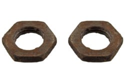 Attaching Nuts - Power Steering Reservoir to Pump - Pair - Used ~ 1967 - 1973 Mercury Cougar / 1967 - 1973 Ford Mustang 351335-s38 1967,1967 cougar,1967 mustang,1968,1968 cougar,1968 mustang,1969,1969 cougar,1969 mustang,1970,1971,1971 cougar,1971 mustang,1972,1972 cougar,1972 mustang,1973,1973 cougar,1973 mustang,351335,attaching,c7w,c7z,c8w,c8z,c9w,c9z,cougar,d1w,d1z,d2w,d2z,d3w,d3z,ford,ford mustang,mercury,mercury cougar,mustang,nuts,power,pump,reservoir,s38,steering,used,driver,drivers,driver