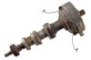 Distributor - 390-4V - Manual Transmission - C7OF-12127-H - 7A19 - Used ~ 1967 Mercury Cougar / 1967 Ford Mustang 390,1967,12127,1967 cougar,1967 mustang,c7of,c7w,c7z,cougar,distributor,ford,ford mustang,manual,mercury,mercury cougar,mustang,transmission,used,24056