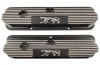 Valve Covers - 390 - XR7G - Running Cat - ALUMINUM - PAIR - Used ~ 1968 Mercury Cougar 390,1968,1968 cougar,aluminum,c8w,cast,cat,cougar,cover,covers,mercury,mercury cougar,pair,running,used,valve,xr7,xr7g,finned,cast,aluminum,shelby,roller,rocker,group,II,2,driver,drivers,drivers,passenger,passengers,passengers,side,24500