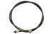 A/C Hose - Liquid Hose - Dryer to Evaporator - Sight Glass - Used ~ 1968 Mercury Cougar / 1968 Ford Mustang c8za-19835-a 1968,1968 cougar,1968 mustang,air,c8w,c8z,conditioning,cougar,dryer,evaporator,ford,ford mustang,hose,line,liquid,mercury,mercury cougar,mustang,used,Air Conditioning,24507,ac
