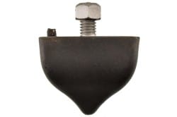 Rubber Bumper - Pinion Snubber - 9 Inch Rear Axle - Used ~ 1969 - 1973 Mercury Cougar / 1969 - 1973 Ford Mustang c9oa-4906-a 1971,1972,71,72,1969,1969 cougar,1969 mustang,1970,1970 cougar,1970 mustang,axle,c9w,c9z,cougar,d0w,d0z,ford,ford mustang,inch,mercury,mercury cougar,mustang,rear,rubber,snubber,used,bump,stop,cushion,pad,suspension,24593