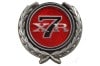 Emblem - Grille Center - XR7 - Used ~ 1971 - 1972 Mercury Cougar 1971,1971 cougar,1972,1972 cougar,center,cougar,d1w,d2w,emblem,grille,mercury,mercury cougar,used,xr7,25328