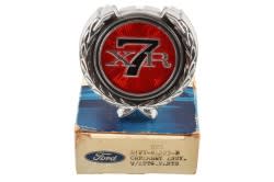 Emblem - Grille Center - XR7 - NOS ~ 1971 - 1972 Mercury Cougar d1wy-8a223-b 1971,1971 cougar,1972,1972 cougar,center,cougar,d1w,d2w,emblem,grille,mercury,mercury cougar,new,new old stock,nos,old,stock,xr7,wanted,25377