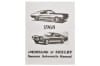 Vacuum Schematic Manual - Mustang / Shelby - Repro ~ 1968 Ford Mustang 25938,/,1968,1968 mustang,C8Z,book,diagram,diagrams,ford,ford mustang,manual,mustang,pamphlet,repro,schematic,shelby,vacuum